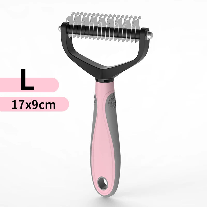 Premium Pet Hair Remover Comb – Grooming Brush for Cats & Dogs